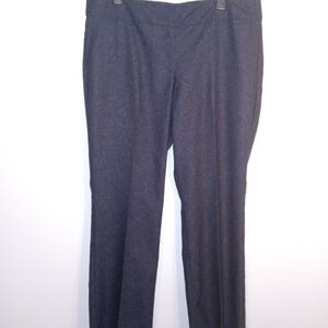 Ann Taylor Factory Navy Tweed Straight Leg Pants